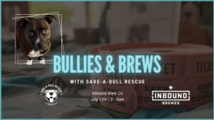 Bullies and Brews with Save-A-Bull Rescue at Inbound BrewCo