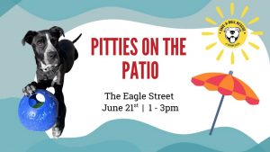 Pitties on the Patio