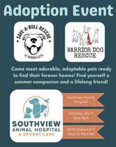 Southview Animal Hospital and Save-A-Bull Rescue Adoption Event